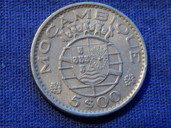 Portugál Mozambik 5 Escudos 1973