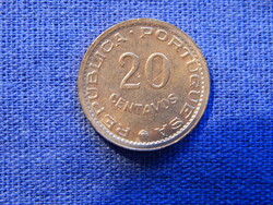 Portugál Mozambik 20 Centavos 1973