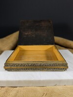 Iparművészeti bronz doboz, Móga Sándor iparművész munkája, jelzett