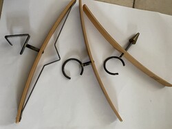 Custom Metal and Wood Hangers, Set of 3