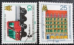 ND2353-4p / NDK 1978 Lipcsei Őszi Vásár bélyegsor pecsételt