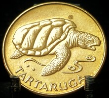 Zöld-foki 1 Escudo, 1994 Teknős E13G4V