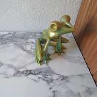 Különleges Zsolnay eozin béka figura – Gyűjtői állapot