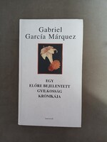 Gabriel García Márquez - Egy előre bejelentett gyilkosság krónikája - Magvető,1996
