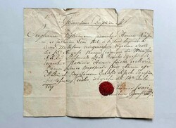 Kkeresztelési bizonyítvány 1839