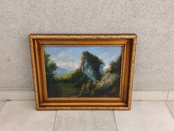 Antik Bieder Festmény