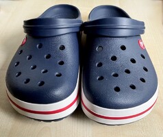 CROCS CROCBAND NAVY PAPUCS EUR 39-40 UK 6 CM 24,6