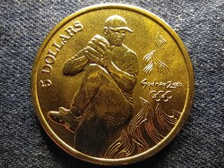 Ausztrália XXVII. Nyári Olimpia 2000 Sydney Baseball 5 Dollár 2000 BU