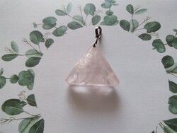 Stunning Faceted Rose Quartz Pendant