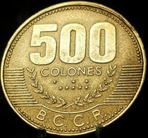 Costa Rica 500 colón, 2003 Vastag számok a névértékben E11E4V