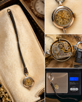 Vintage Miniature Women's Mechanical Pendant Watch / Fob Watch – Missing Back Cover, For Repair