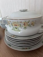 Hollóházi porcelán étkészlet - 6 személyes