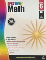 SPECTRUM Math - Grade 6
