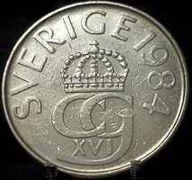 Svédország 5 Korona, 1984 E11D3V