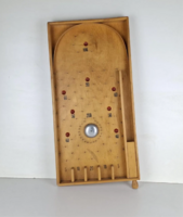 Retro flipper jatek, fali disztargy
