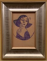 Szigethy István: Pola Negri portrait