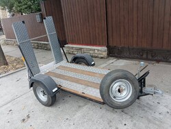 Ritka veterán motor és Quad szállító kis könnyű tréler Vespa utánfutó retró fűnyíró traktor hoz is