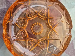 Dekoratív üveg hamutál, hamutartó / Decorative glass ashtray