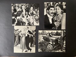 4db EREDETI USA Film NOS Fényképes Képeslap Gable, Marx, Dumont, Astaire, Rogers, Laurer és Hardy