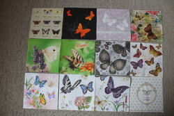 10 pcs of butterfly napkins