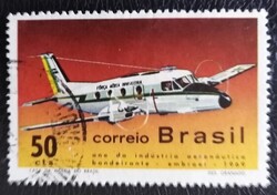KP270 / Brazilia 1969 Brazil repülőgépipari kiállítás bélyeg pecsételt