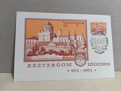 1000 éves Esztergom alkalmi levelezőlap - Ünnepi Tanácsülés (1973)