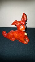 Antik GOEBEL terrier kutya szobor
