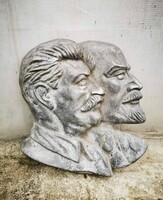 Sztálin, Lenin spiáter épület plakett