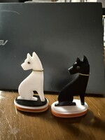 Nagyon ritka plexi iparművészeti kutya páros