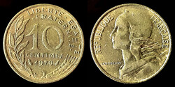 E 4915 Franciaország 10 centimes 1979