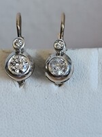 Gyémánt Buton fülbevaló cca 0,35 ct