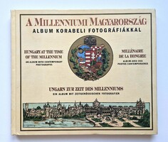 Különlegesség! A Millenniumi Magyarország album korabeli fotókkal (1998, 4 nyelvű)