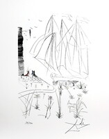 Salvador Dali (1904-1989):Trisztán és Izolda, jelenet