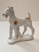 Carl Scheidig Gräfenthal Porcelain Figurine Fox Terrier