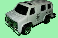 WELLY  "American Style Police Van" DODGE rendörségi teherautó fém játék kisautó cc. 1:72  JÓ ÁLLAPOT