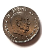 Dánia 1 korona 1963 (Ka143)