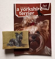 Varga Mónika: a yorkshire terrier + miniatúra festmény
