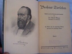 Brehms Tierleben I-IV. (gótbetűs) Brehm Emlősök I-IV.