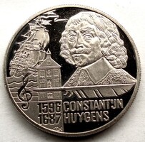 Hollandia 5 Euro "Huygens" emlék pénzérme (BU) 1996