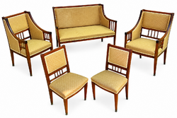 Art Deco ülőgarnitúra 1910 körül Bécs