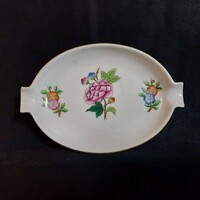 Herendi porcelán Eton mintás ovális hamutál / kistálka – Hibátlan, jelzett