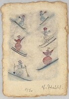 Ef Zámbó István 15,5 x 10,5 cm computer print, merített papír