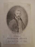 JÁPPRAI SPISSICH JÁNOS ZALA VÁRMEGYE ELSŐ ALISPÁN, SZABADKŐMŰVES