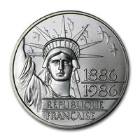 Franciaország 100 Francs emlék ezüst pénzérme (BU) 1986