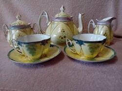 2609/6 Antik porcelán teáskészlet