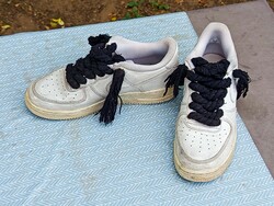 Nike Air Force 1 Low Beige Rope Laces Férfi Sneaker