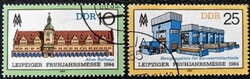 ND2862-3p / NDK 1984 Lipcsei Tavaszi Vásár bélyegsor pecsételt