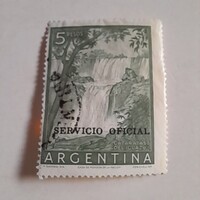 1955 - 1960 Az 1954. évi rendszeres kiadások felülnyomva "SERVICIO OFICIAL" vagy "S. OFICIAL"