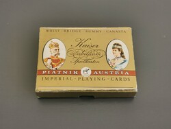Piatnik Austria Kaiser Jubilaum retró (1976) francia kártya 110 lapos