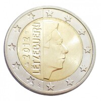 Luxemburg,2 euro 2012 aUNC+ ötvözet